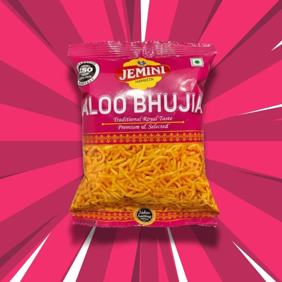 Quick Namkeen Bhel with Jemini Aloo Bhujia
