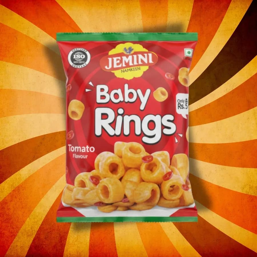 Jemini Baby Rings – Tomato Flavour